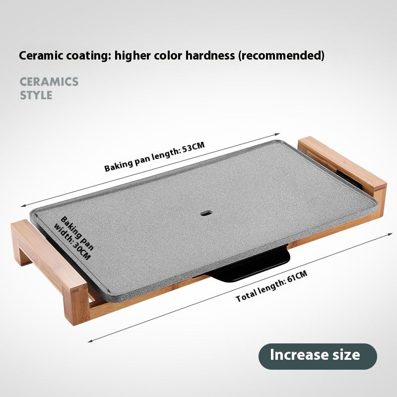 Electric Barbecue Grill Household Iron Plate Barbecue Grill Electric Baking Pan