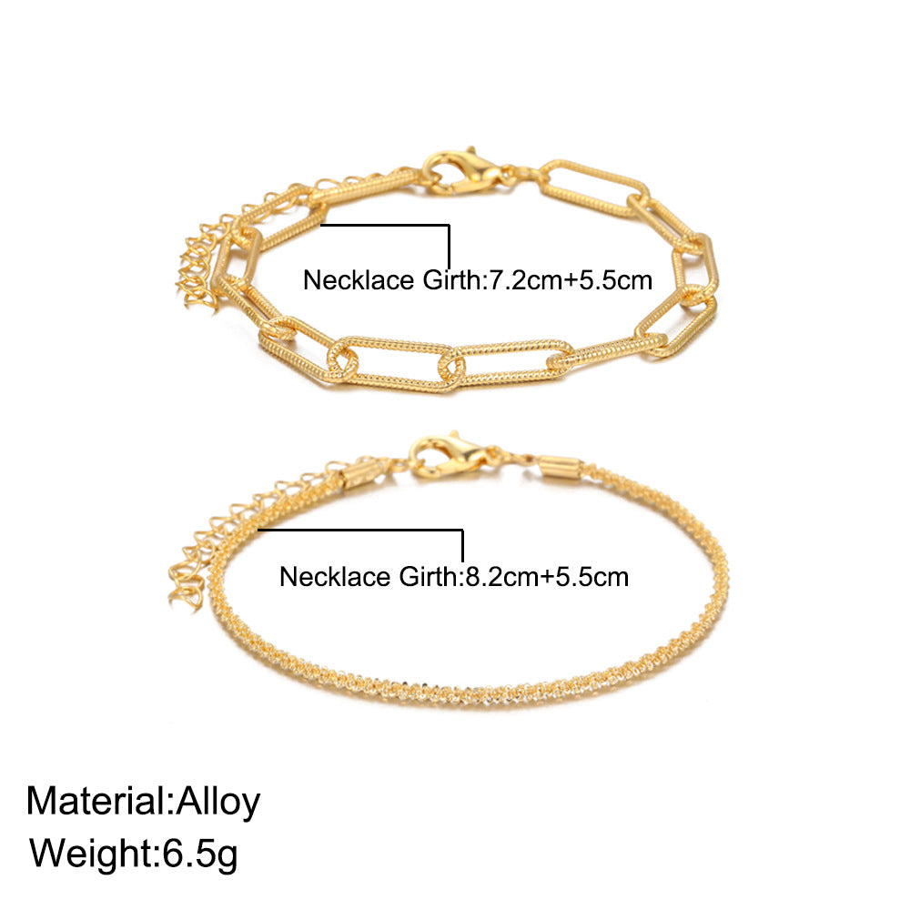 Gold And Sliver Rhinestones Bracelet Womens Jewelry - Zalixer