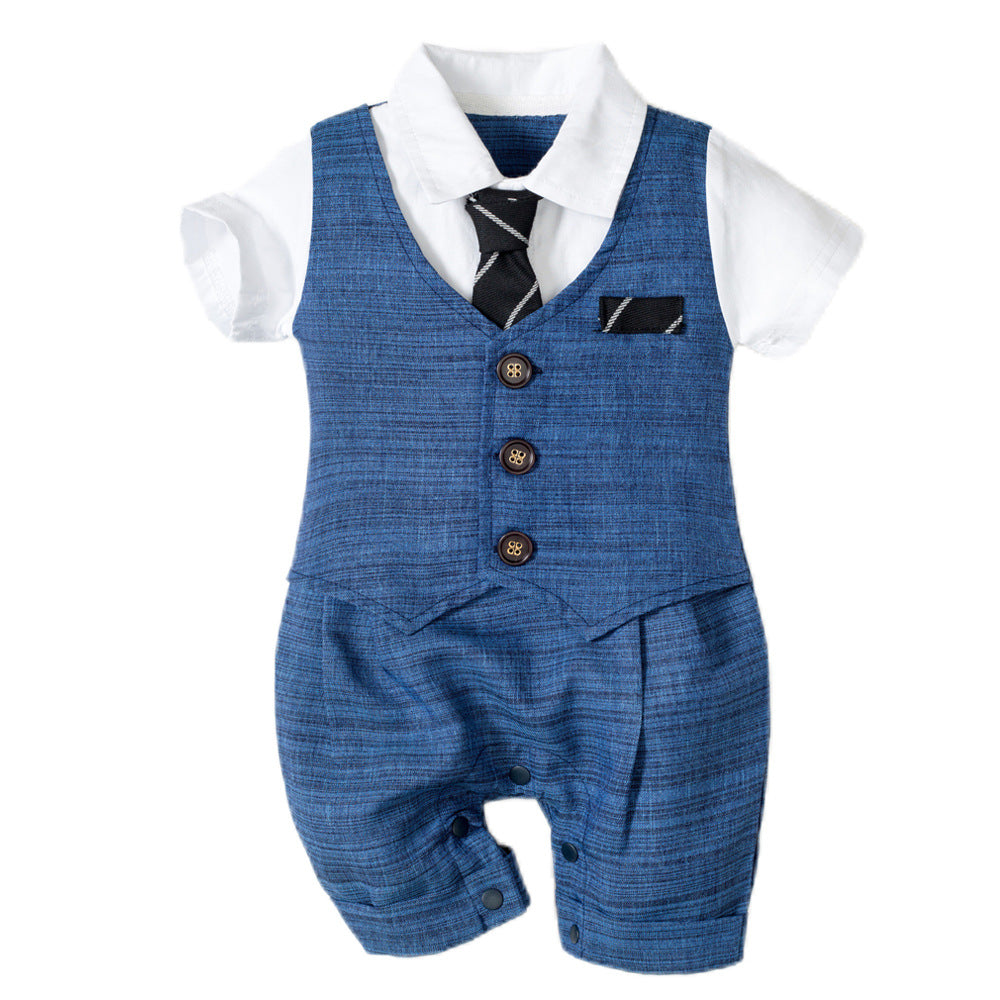 Summer Baby Cotton Crawling Clothes - Zalixer