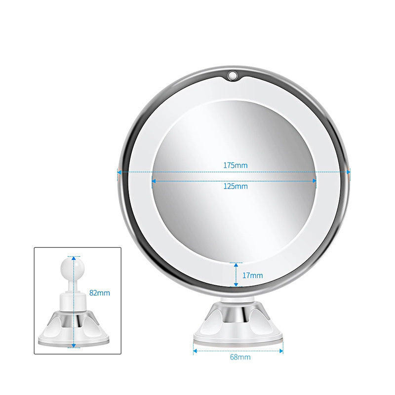 Led Make-up Mirror With Supplement Light - Zalixer