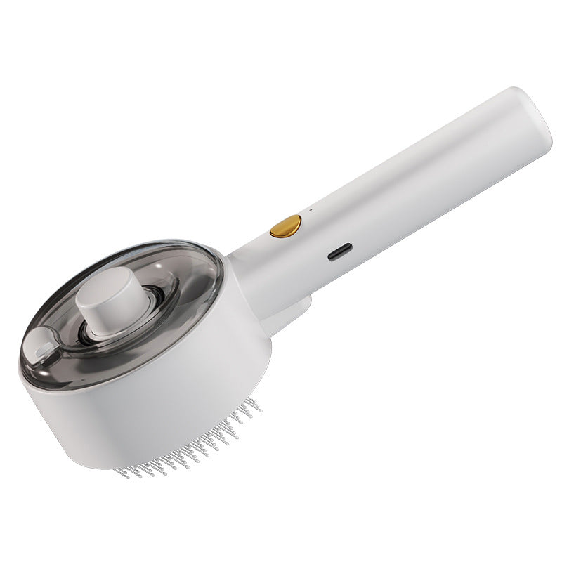 Animal Hair Remover Brush Dog And Cat Steam Brush Pet Self Cleaning Dog Brush Grooming Removes Cat Hairs Cat Dog Accessories Pet Products - Zalixer