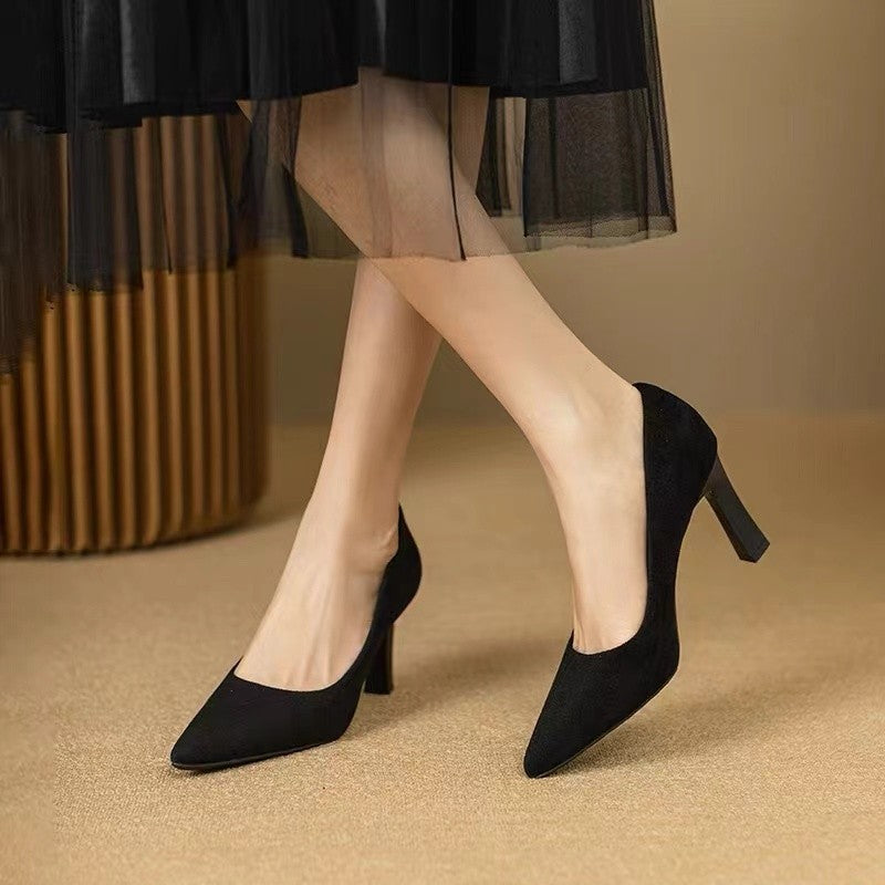 Womens Stylish Pointed-toe High Heels - Zalixer