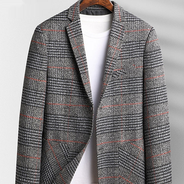 High End Autumn And Winter Middle-aged Men's Suit