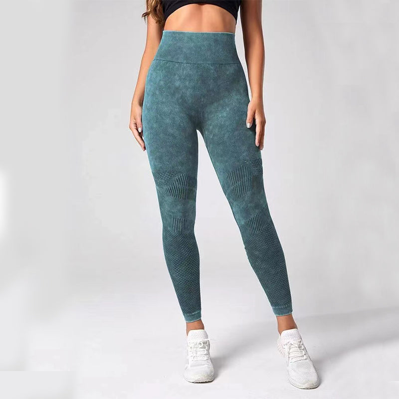 Hollow Design Seamless Leggings High Waist Hip Lifting Running Sports Fitness Yoga Pants Fashion Womens Clothing - Zalixer