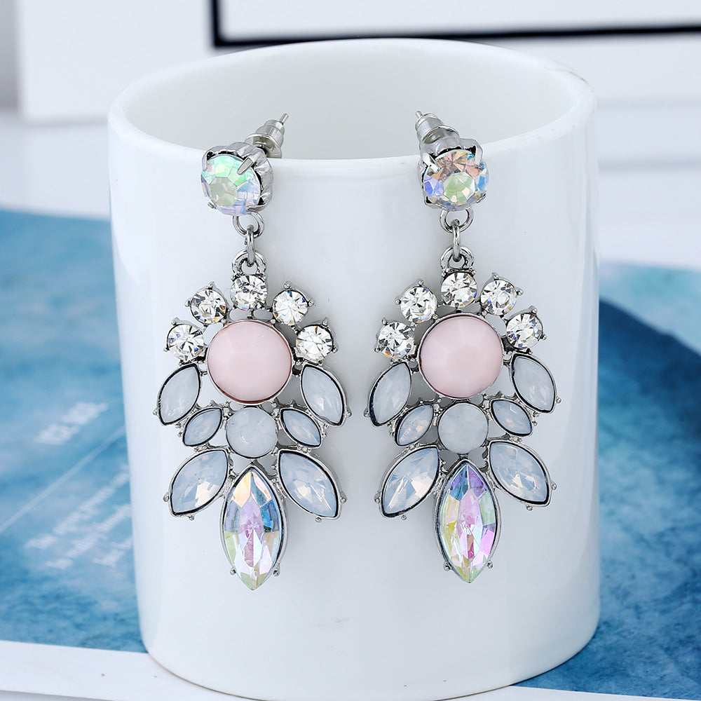 Women's Crystal Earrings Earrings Earrings Earrings - Zalixer