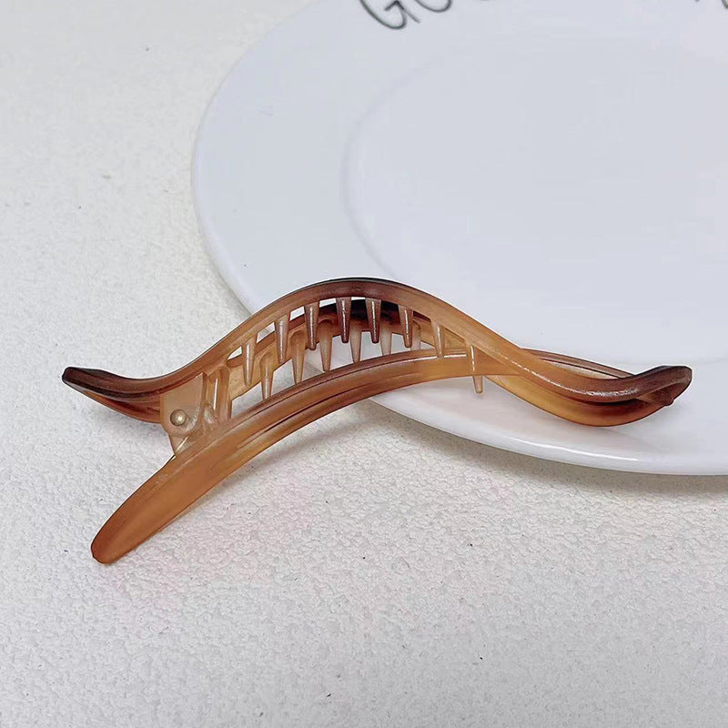 Irregular Ink Color Matte Simple Special-interest Design Duckbilled Hair Accessories - Zalixer