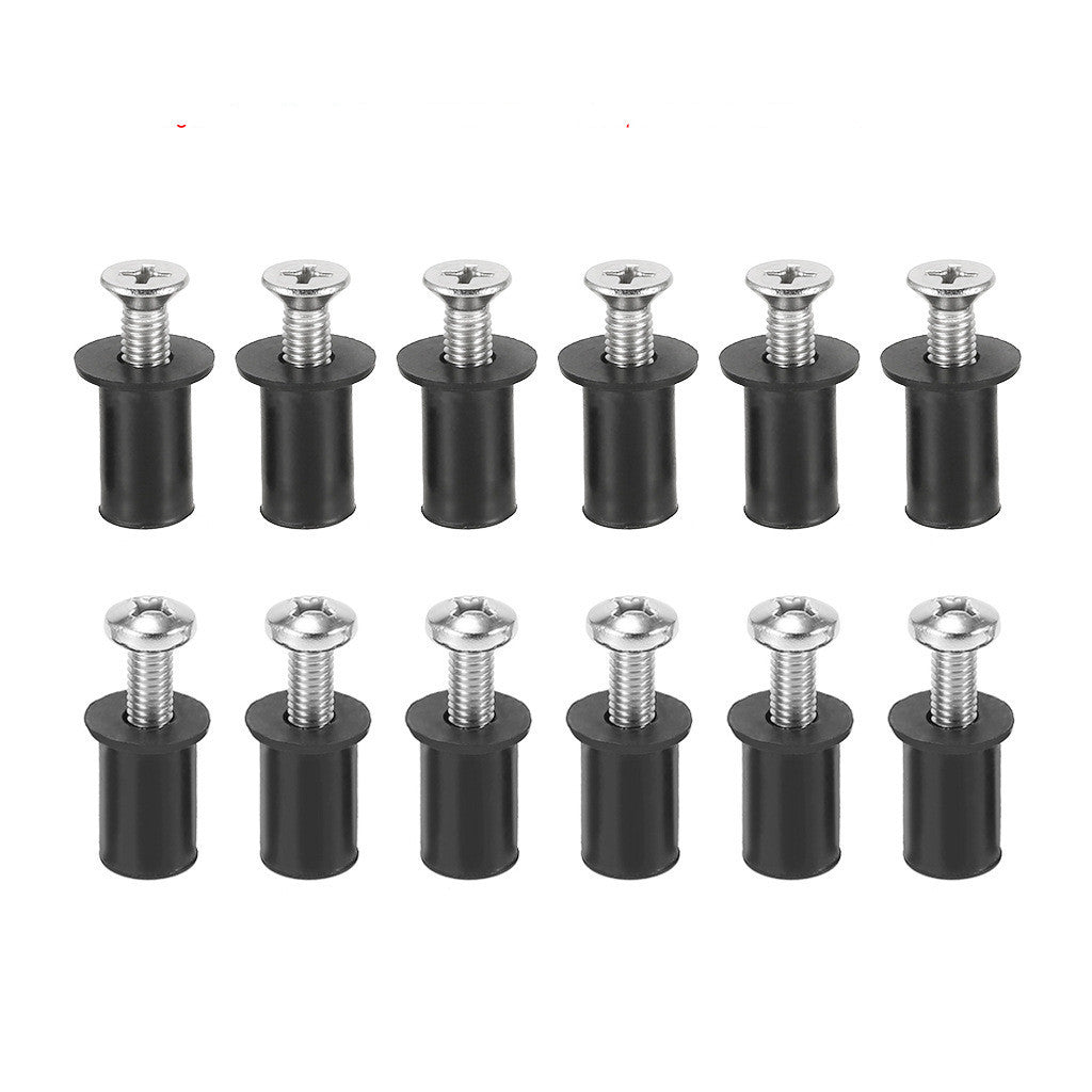 Rubber Well Nuts Kit Stainless Steel Screws For Kayak Canoe Boat Windshield
