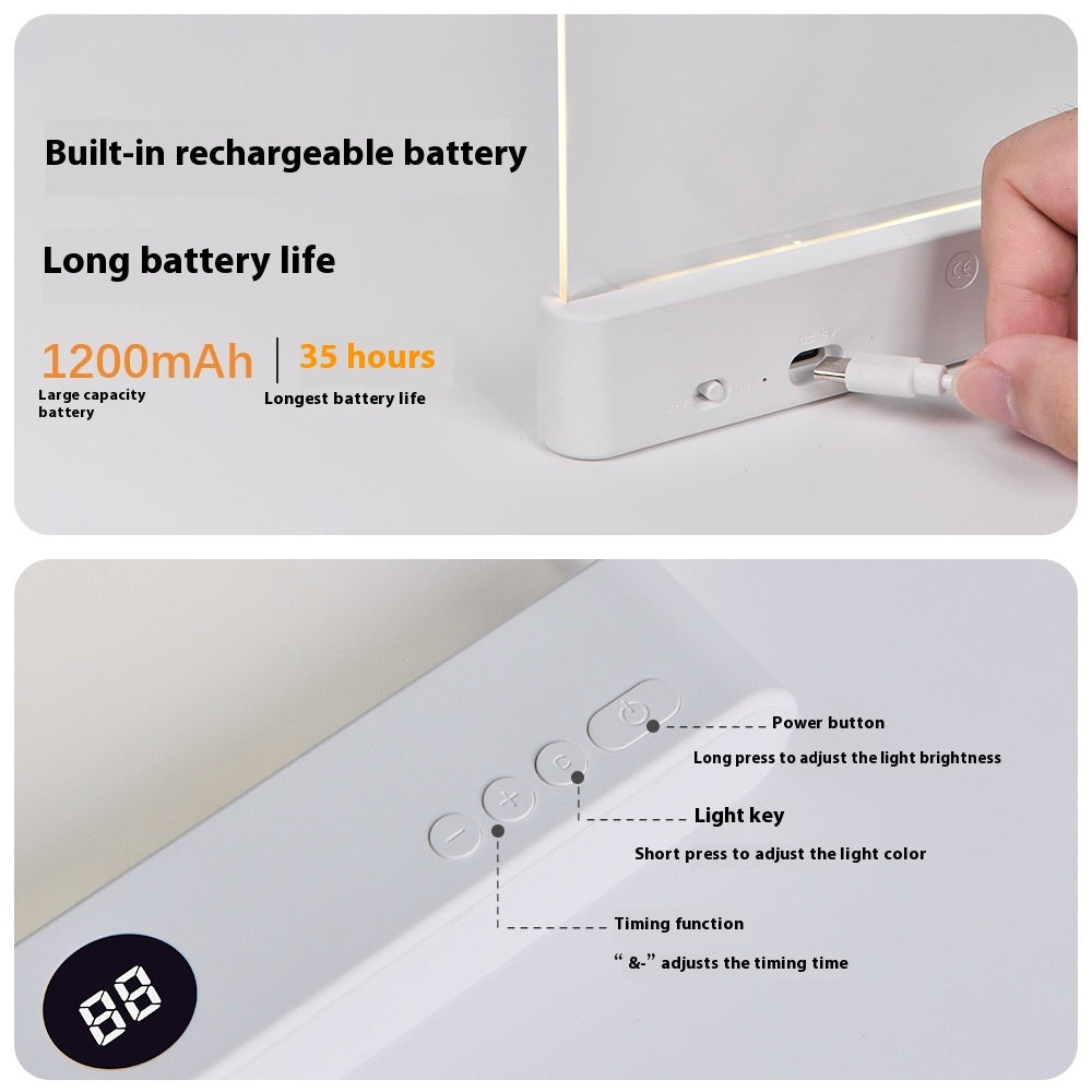 LED Tablet Reading Light Rechargeable - Zalixer