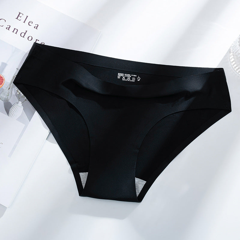 Ice Silk Underwear Women's Seamless One-piece Comfortable Underwear - Zalixer