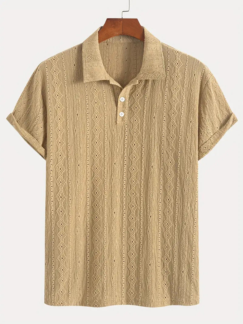 Men's Breathable Hollow-out Lightweight Casual Top