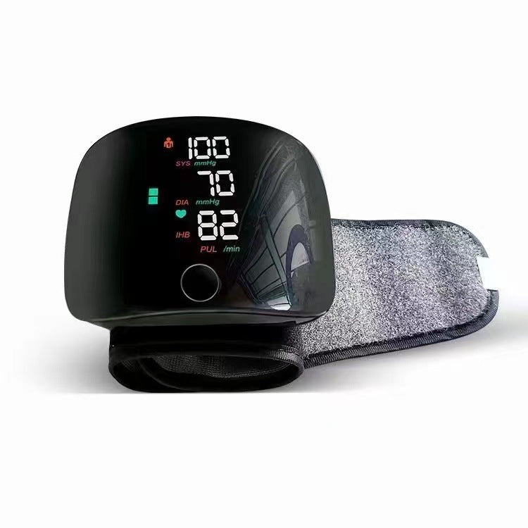Wrist Sphygmomanometer Rechargeable Blood Pressure Meter Wrist Blood Pressure Eter Smart Touch Screen Blood Pressure Meter Household Electronics - Zalixer