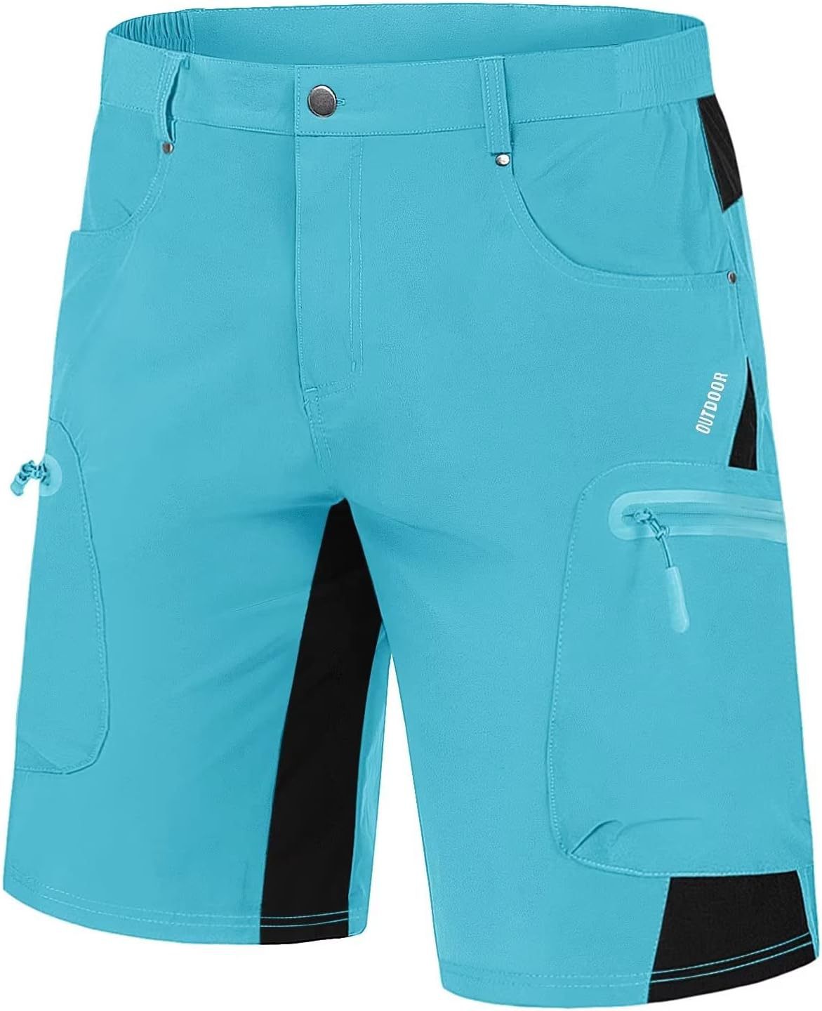 Men's Outdoor Mountaineering Shorts Multi-pocket Casual Cargo Shorts - Zalixer