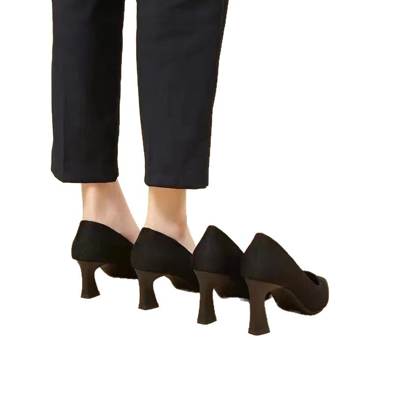 Womens Stylish Pointed-toe High Heels - Zalixer