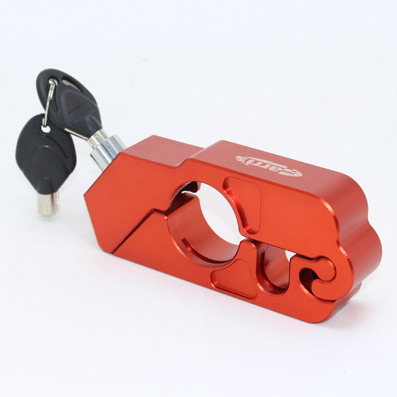 Motorcycle Lock Anti-Theft Lock Aluminum Alloy Handlebar Horn Lock