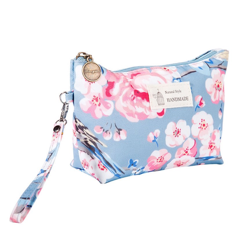 Monogram tarpaulin printed make-up bag - Zalixer