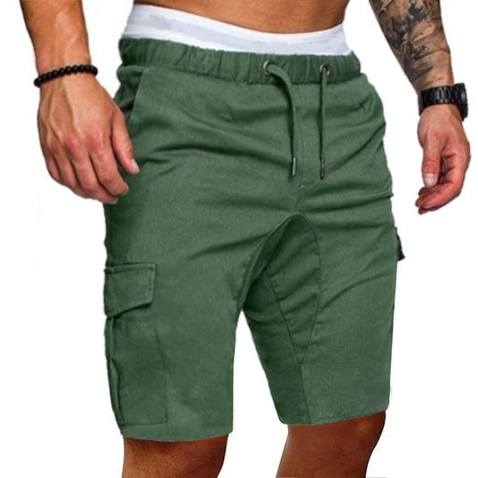 Casual tooling multi-pocket casual men's shorts - Zalixer