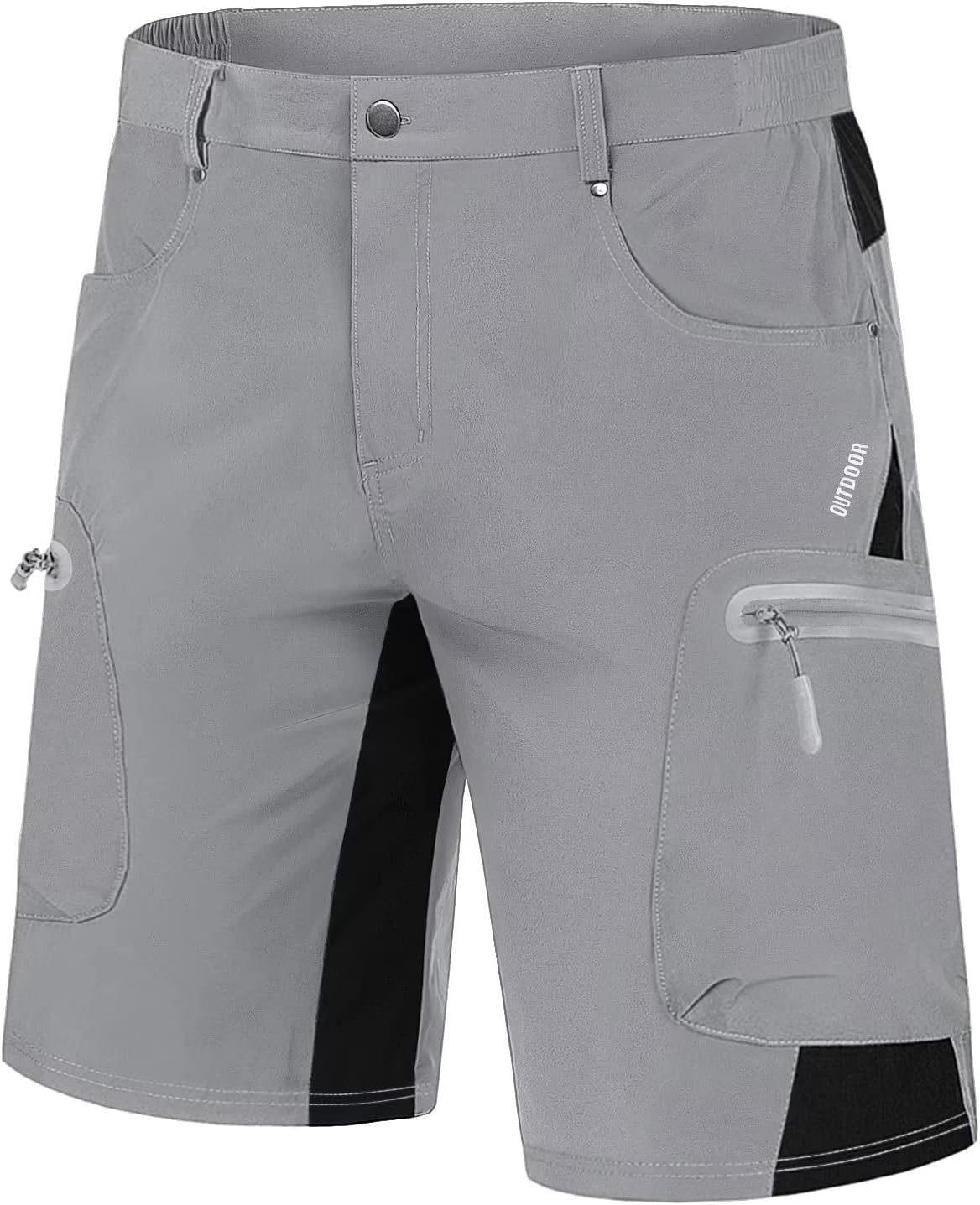 Men's Outdoor Mountaineering Shorts Multi-pocket Casual Cargo Shorts - Zalixer
