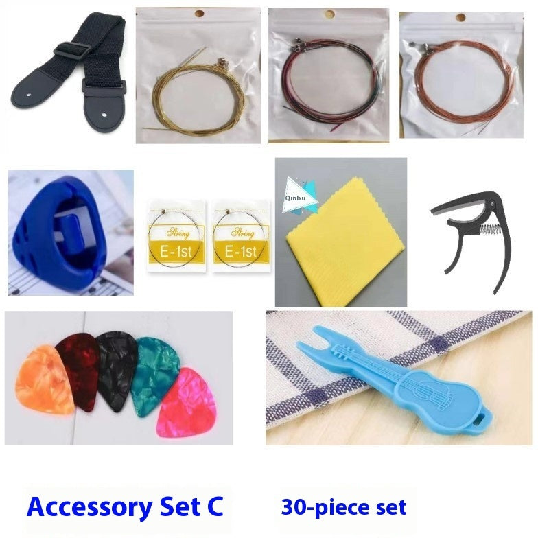 Guitar Accessories Suit Pick String Nail Pillow - Zalixer