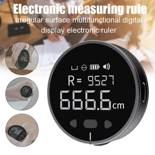 Distance Measuring Instrument Electronic Measuring Ruler Tape Measure High Definition Digital LCD High Precision Electronic Measuring Ruler Tool - Zalixer