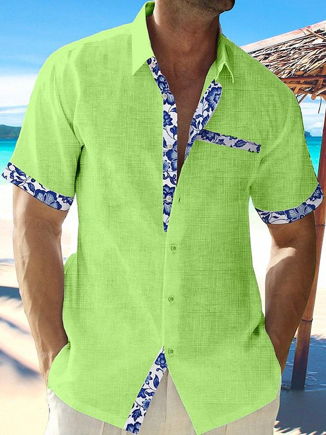 Men's Summer Vacation Seaside Casual Shirts - Zalixer