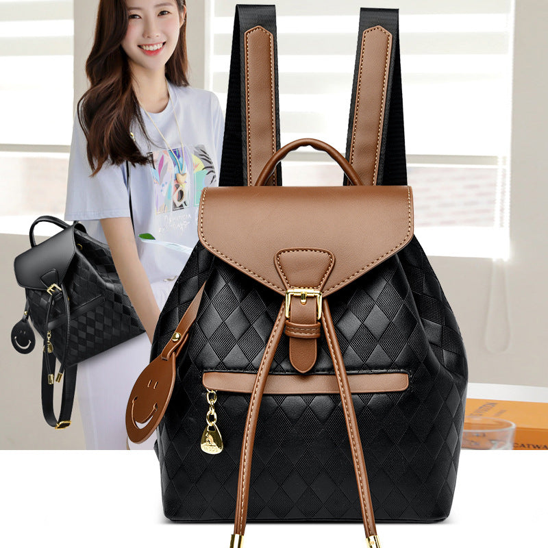 Female Backpack Casual Multifunction Women Leather Backpack Shoulder School Travel Back Pack - Zalixer