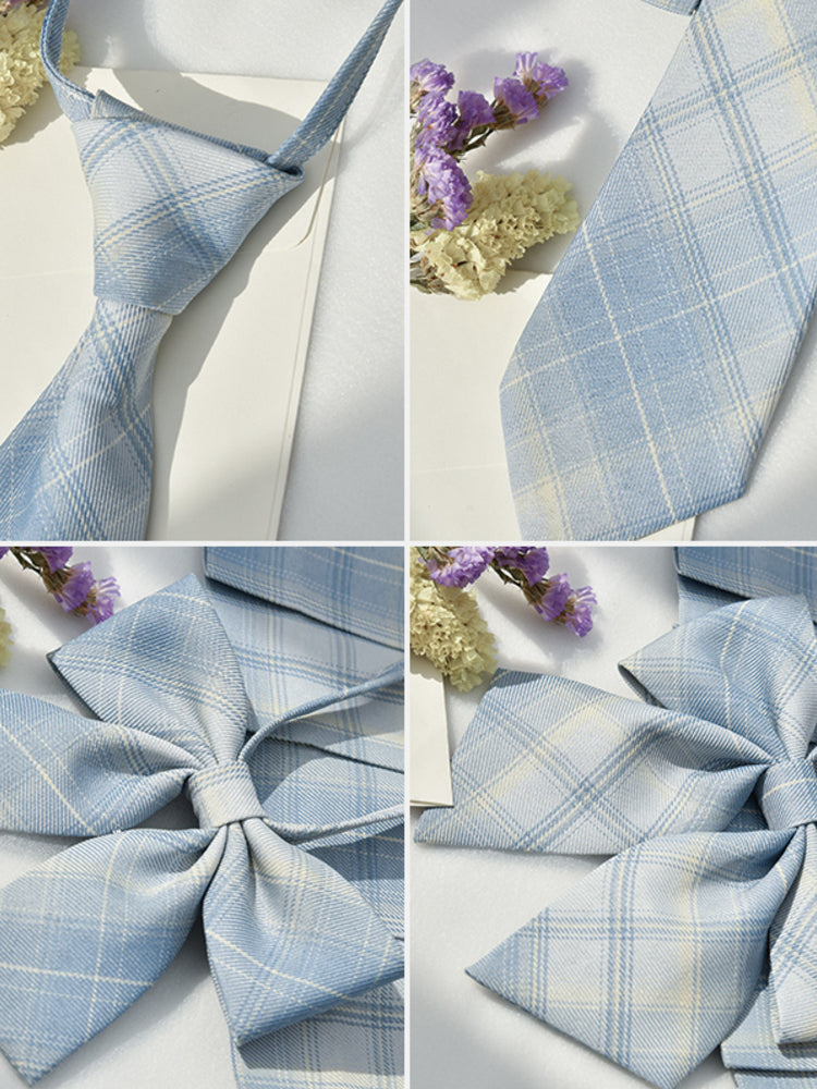 Small Plaid accessories of bow tie - Zalixer