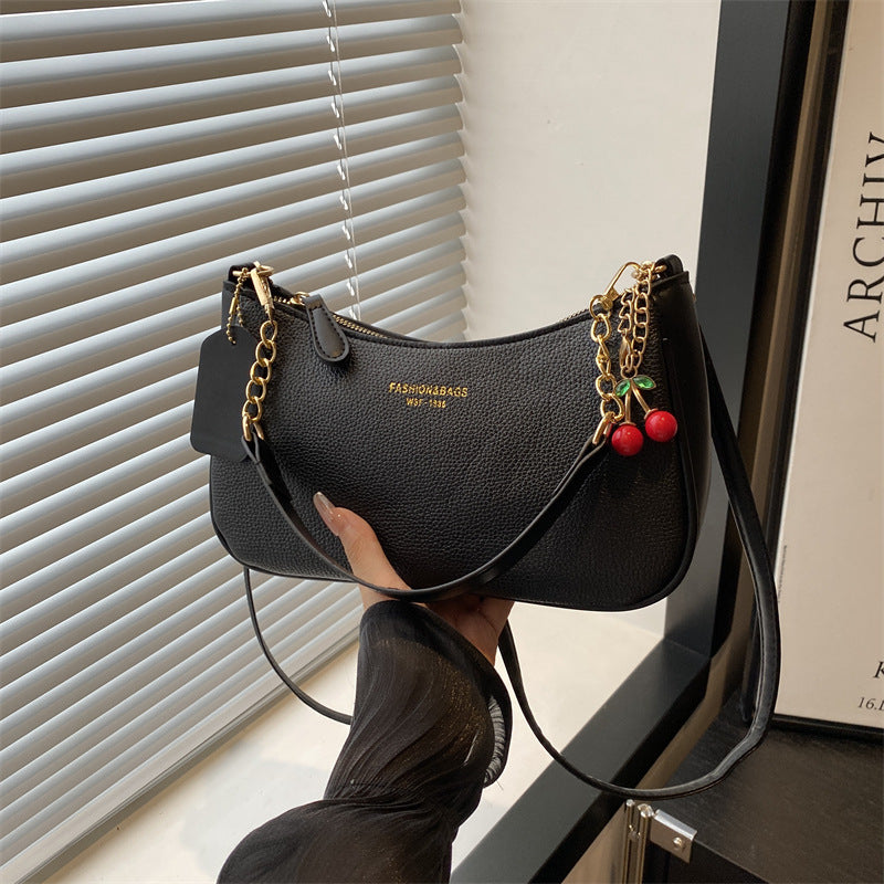 Fashionable Solid-Color Womens Shoulder Crossbody Bag - Zalixer