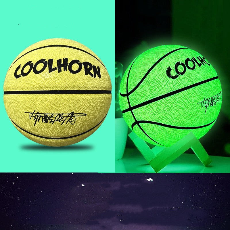 Luminous Basketball PU Soft Leather Outdoor Wear-resistant And Non-slip