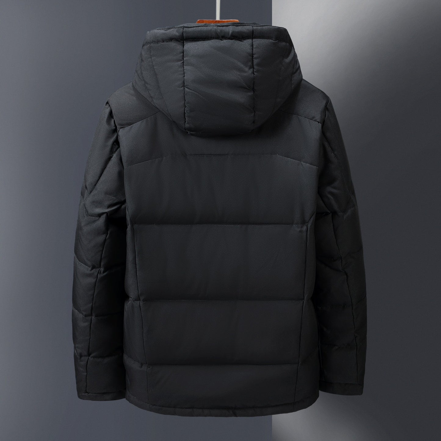 Men's Outdoor Windproof Hooded Jacket Leisure Sports Coat With Pockets