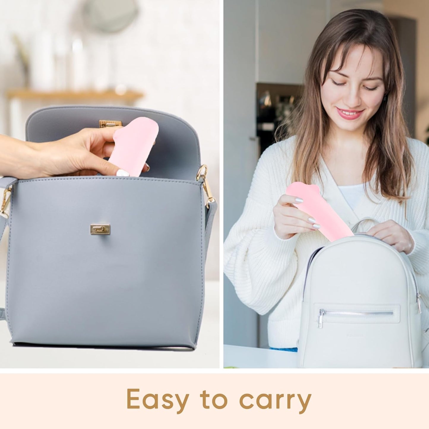 Travel Makeup Brush Holder, Beauty Blender Holder ,Silicone Make Up Brush Organizer Case With Makeup Sponge Holde,Soft & Sleek Cosmetic Pouch For Makeup Tools & Toiletry - Zalixer