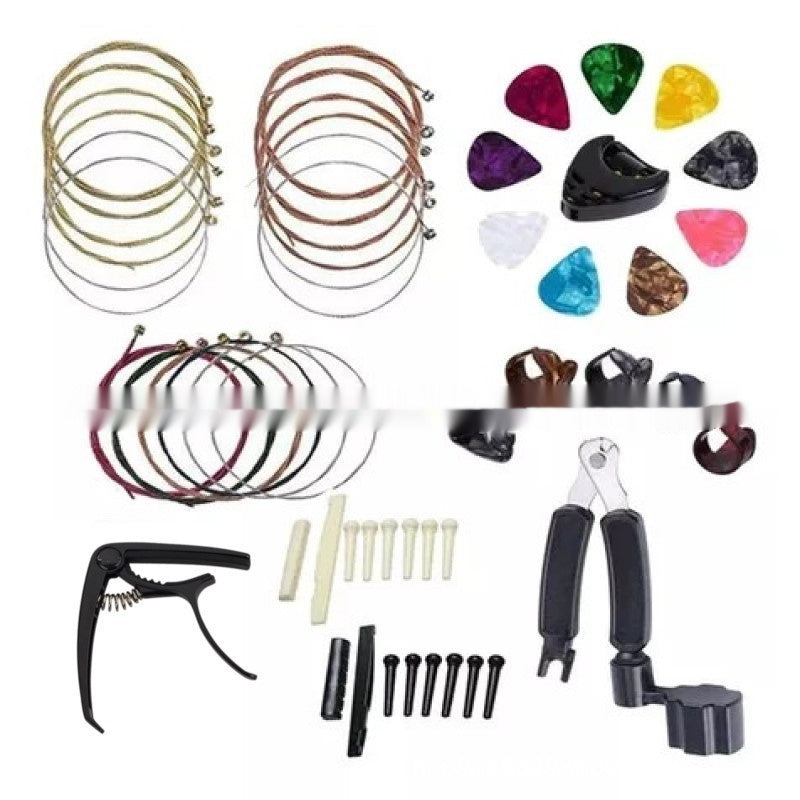 Guitar Accessories Suit Pick String Nail Pillow - Zalixer