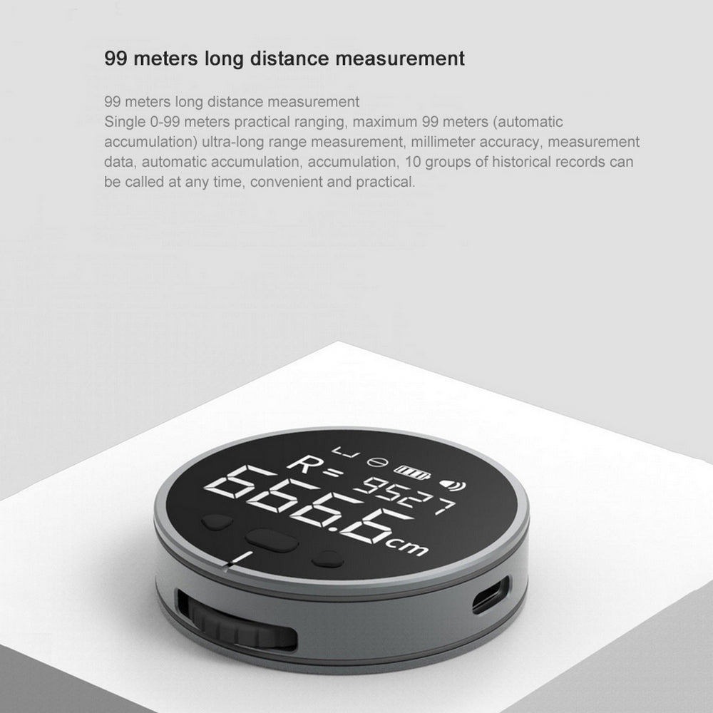 Distance Measuring Instrument Electronic Measuring Ruler Tape Measure High Definition Digital LCD High Precision Electronic Measuring Ruler Tool - Zalixer