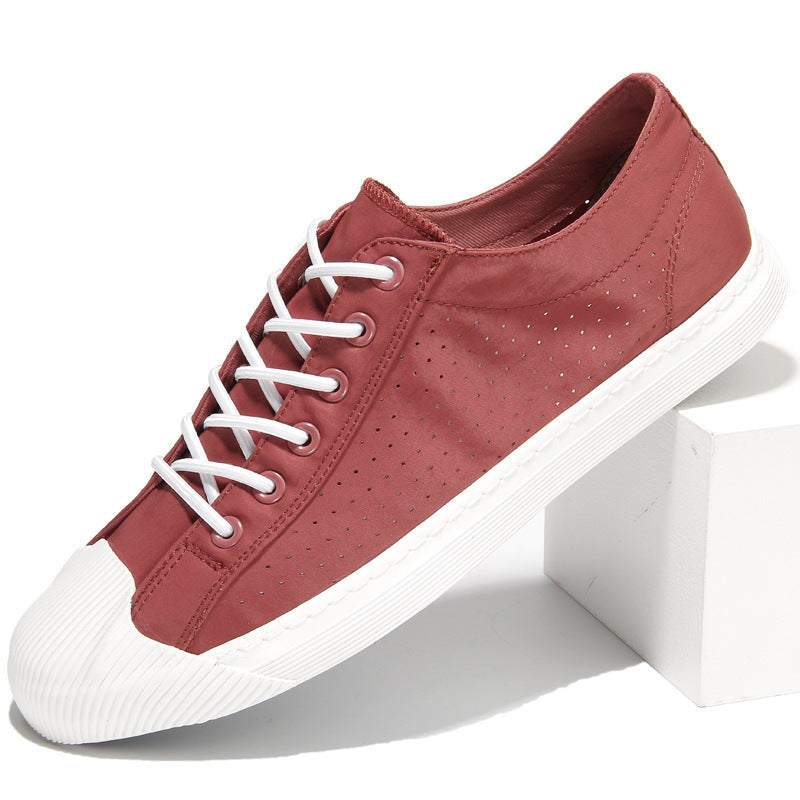 Summer New Men's Slip-on Breathable Canvas Shoes Soft Comfortable Low-top Board Shoes