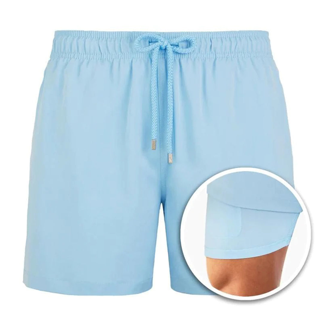 European And American Shorts Men's Beach Sports Pants Printed Double Shorts - Zalixer
