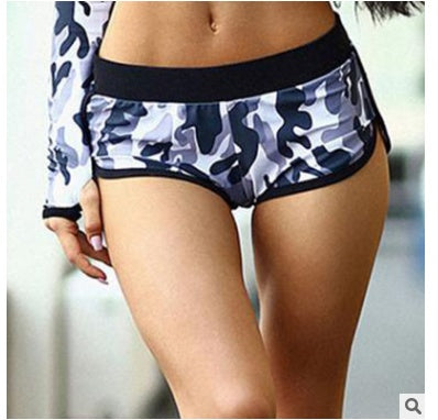 Ladies camouflage print breathable shorts - Zalixer