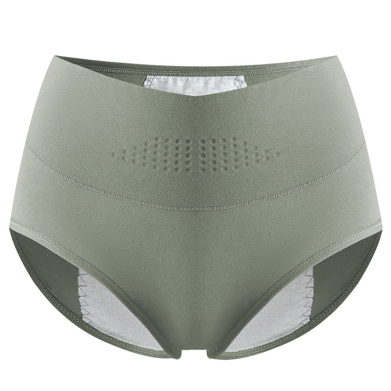 High Waist Plus Size Cotton Women's Menstrual Panties - Zalixer