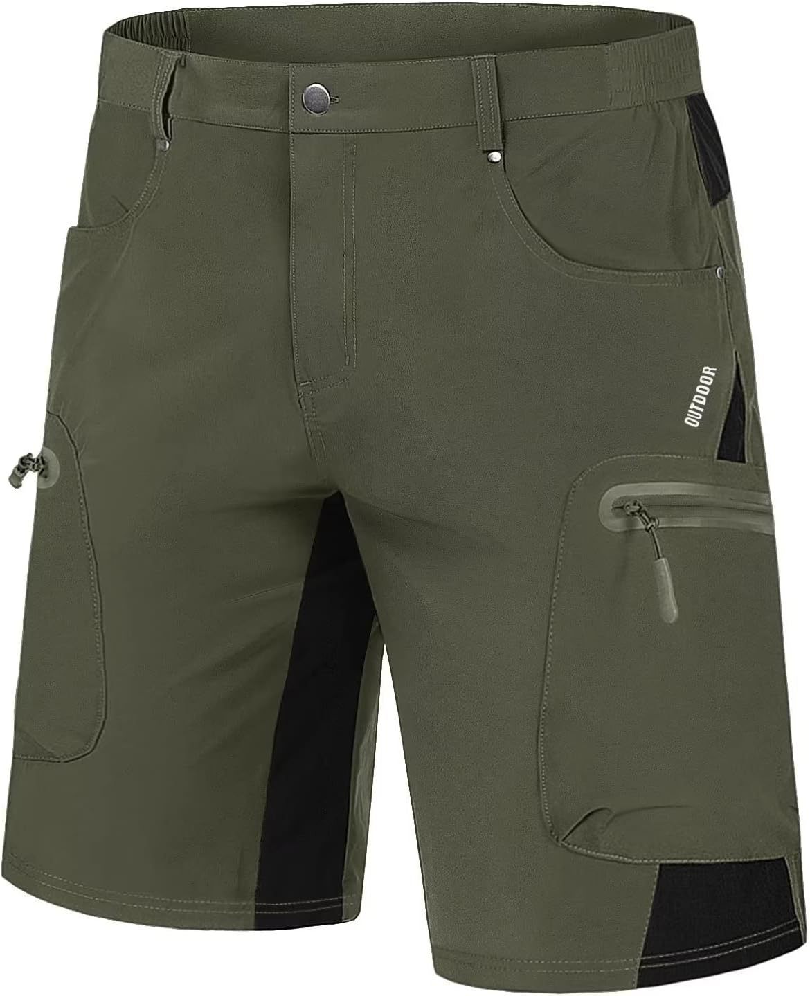 Men's Outdoor Mountaineering Shorts Multi-pocket Casual Cargo Shorts - Zalixer