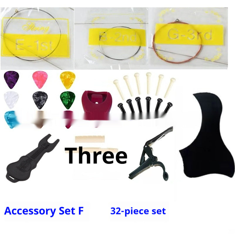 Guitar Accessories Suit Pick String Nail Pillow - Zalixer