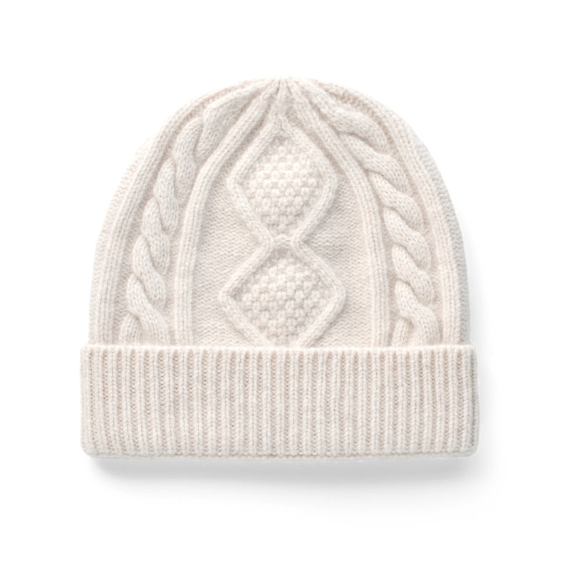 Lady With Diamond Twist Wool Hat - Zalixer