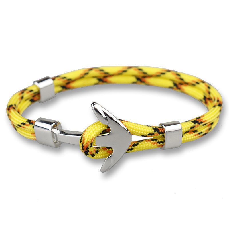 Titanium steel anchor bracelet