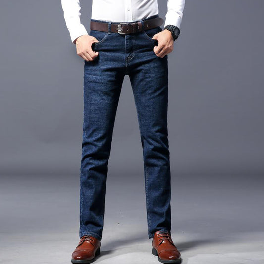 Men's straight loose jeans