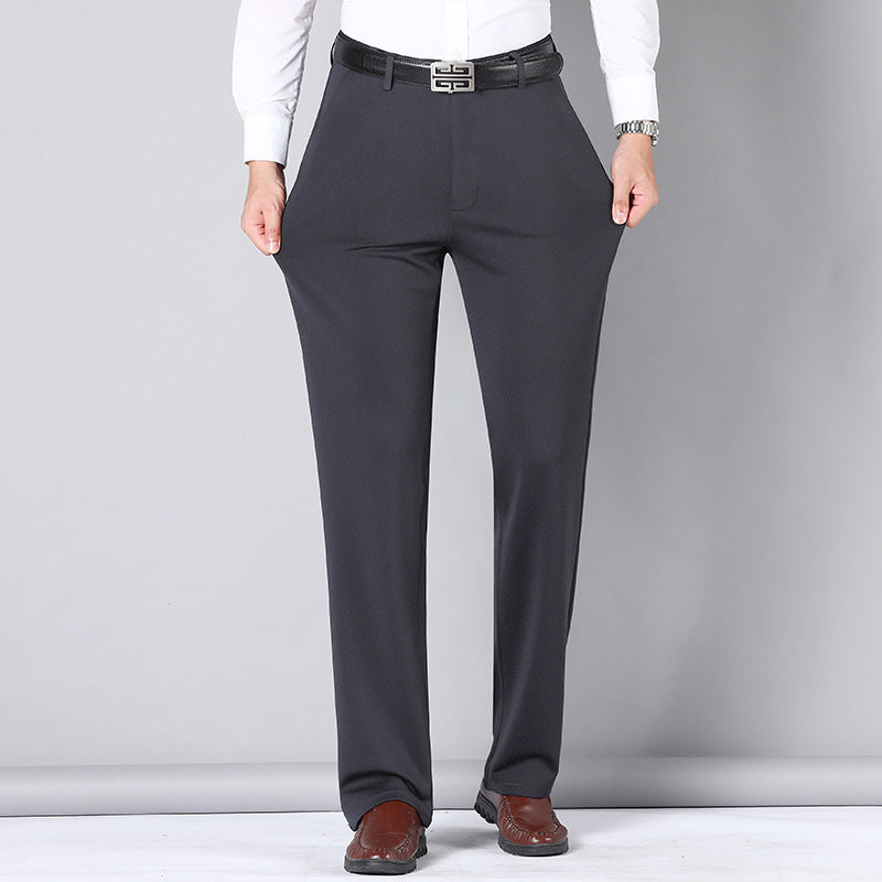 Loose Straight Men's Business Casual Pants