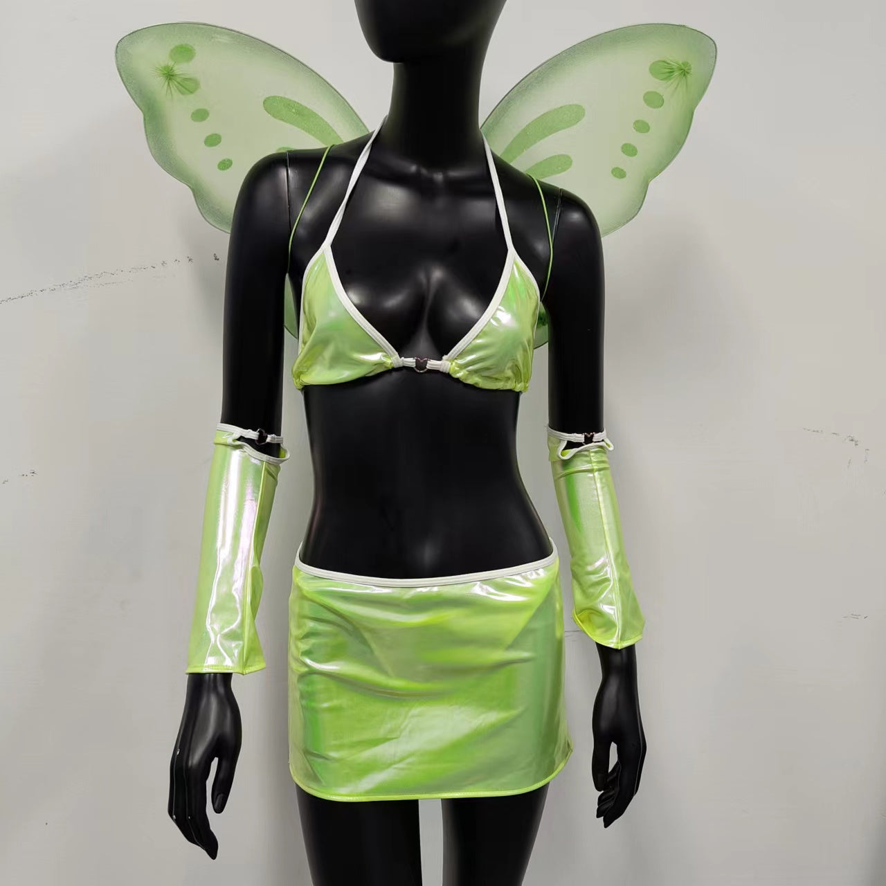 Cosplay Butterfly Women Sets Backless Bling Wing Bandage - Zalixer