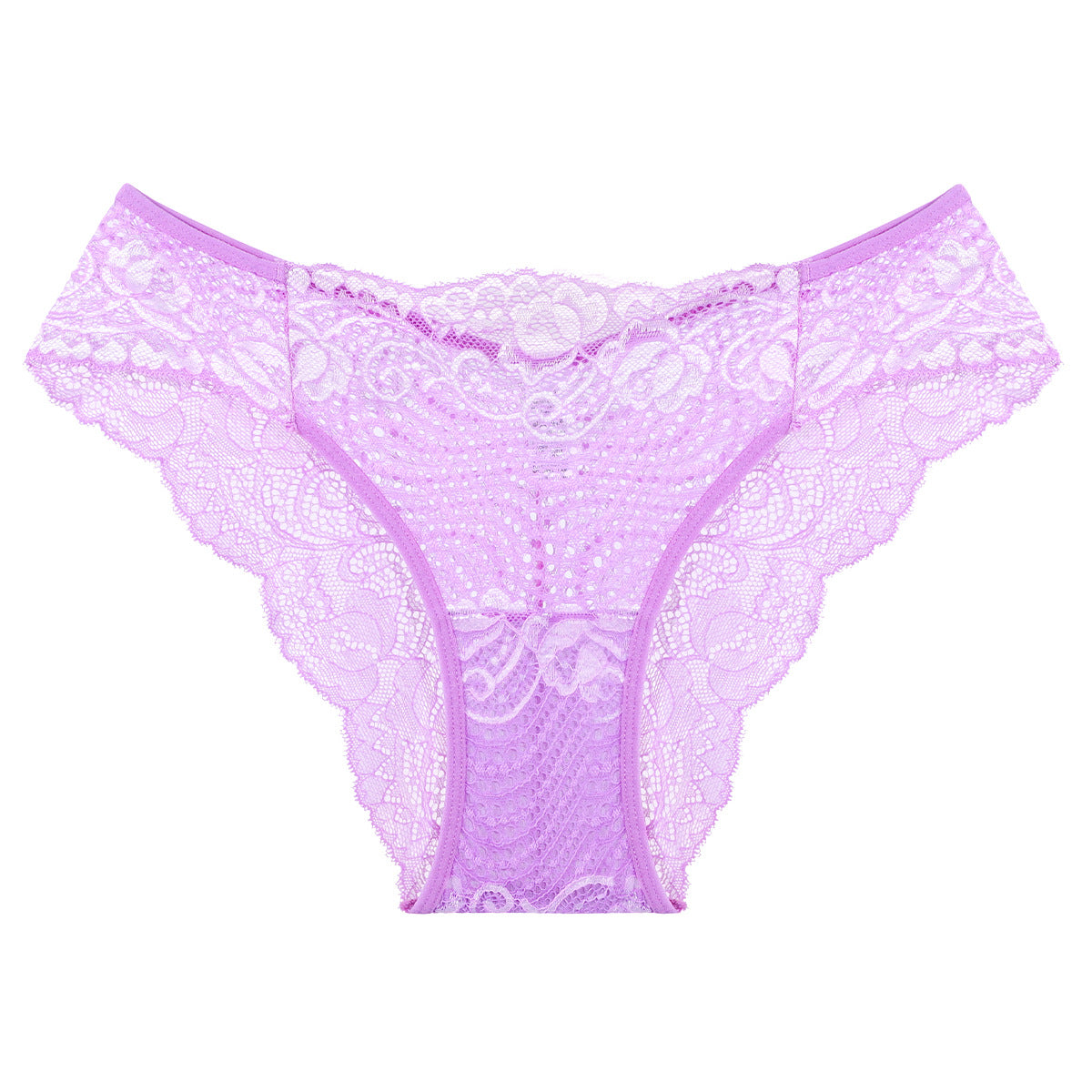 Lace Multicolor Women's Low-rise Thong Panties - Zalixer