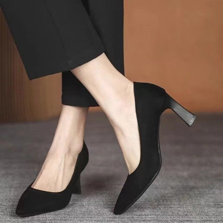 Womens Stylish Pointed-toe High Heels - Zalixer