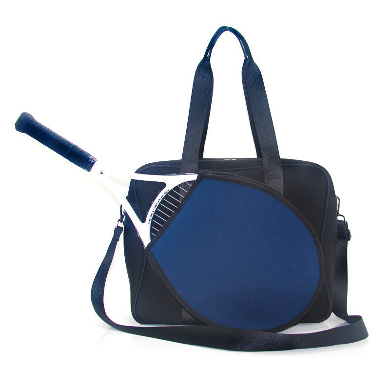 Fashion Striped Hand-carrying Crossbody Shoulder Tennis Pack