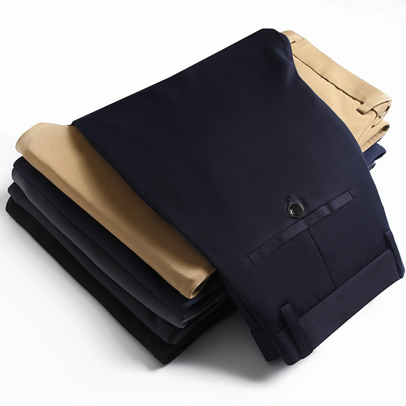 Loose Straight Men's Business Casual Pants