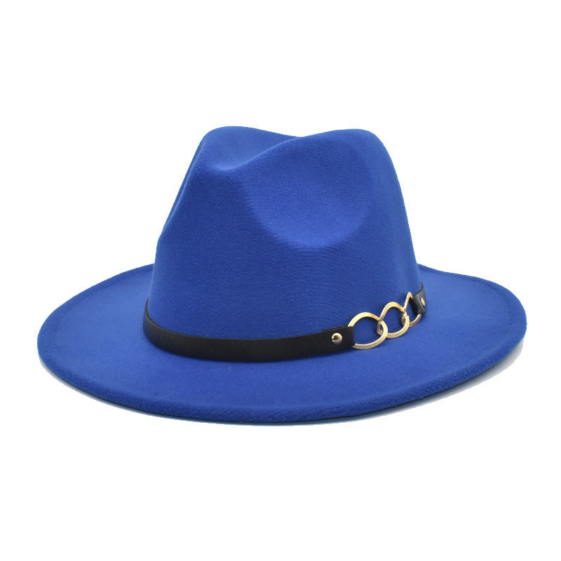 Women's Woolen Top Hat Belt Accessories - Zalixer