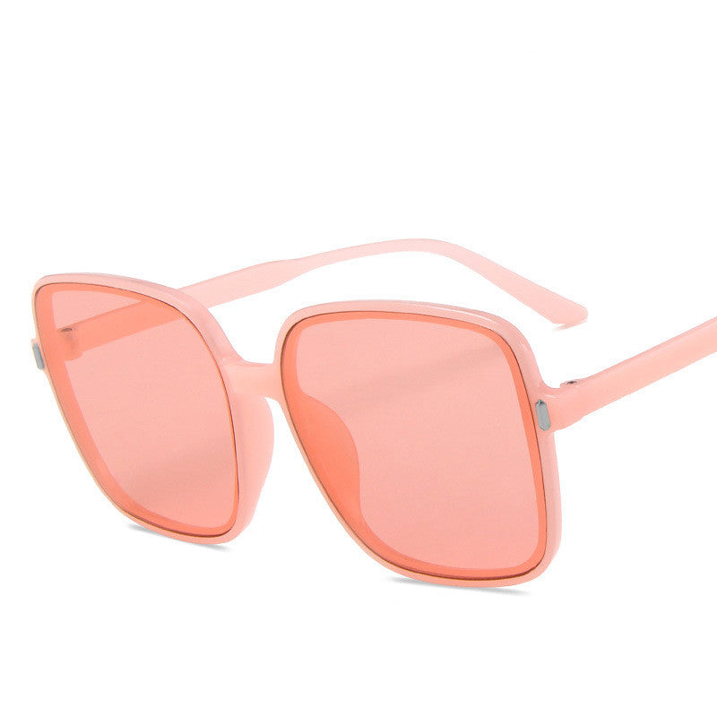 Sunglasses Big Square Sunglasses Rice Nail Sunglasses - Zalixer