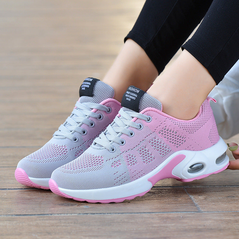 Flying Woven Mesh Shoes Women's Shoes Sports Casual Shoes Fashion Breathable - Zalixer